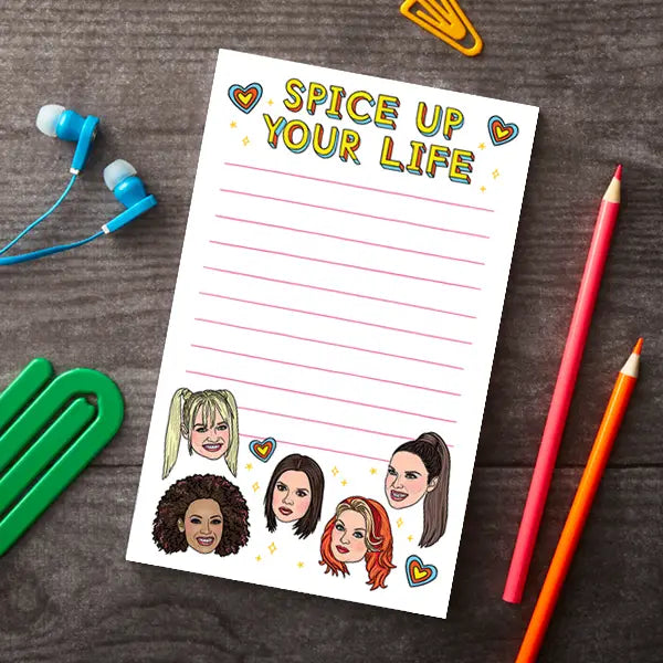Spice Up Your Life Notepad
