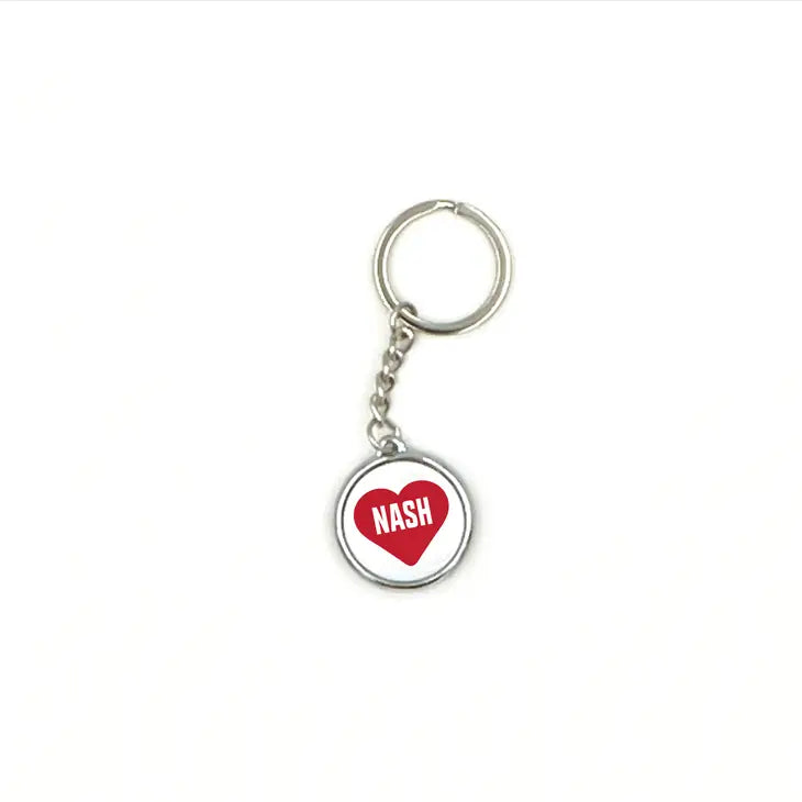 Nash Heart Keychain