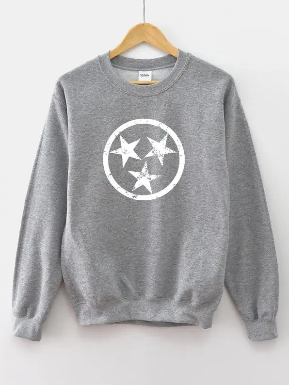 Tri-star Sweatshirt Grey