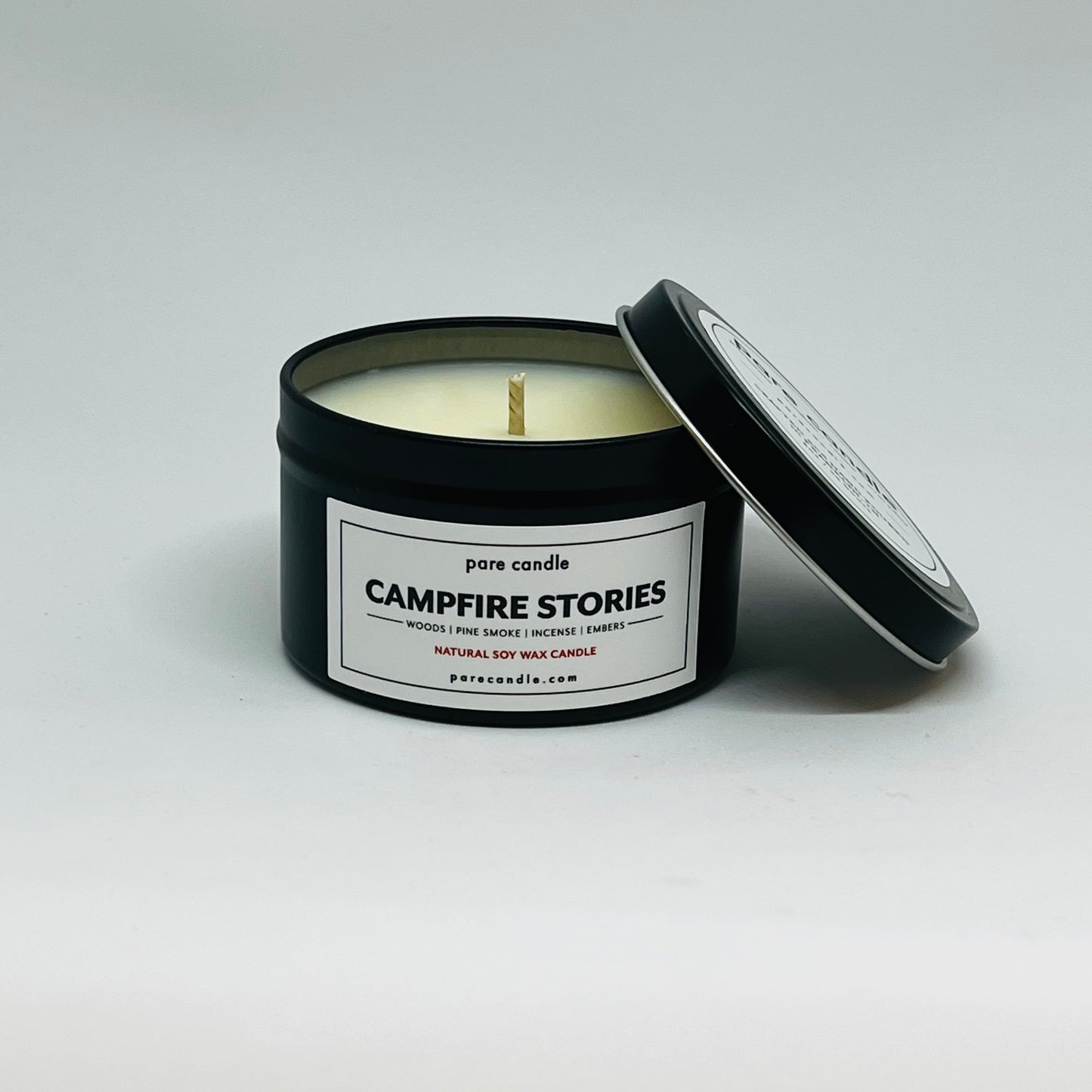 Pare Campfire Stories Candle Tin