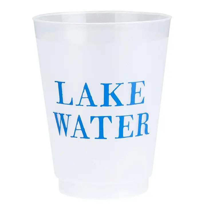 Lake Water Frosted Cups - 8pk