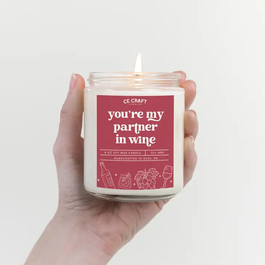 Partner In Wine Candle